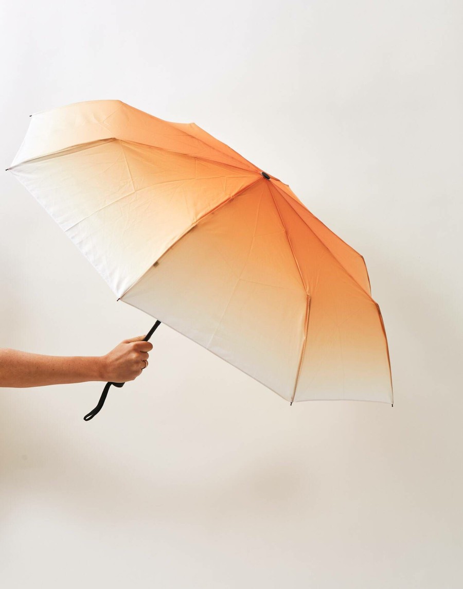 Electronics And Gadget | Nature Tie Dye Folding Umbrella Orange