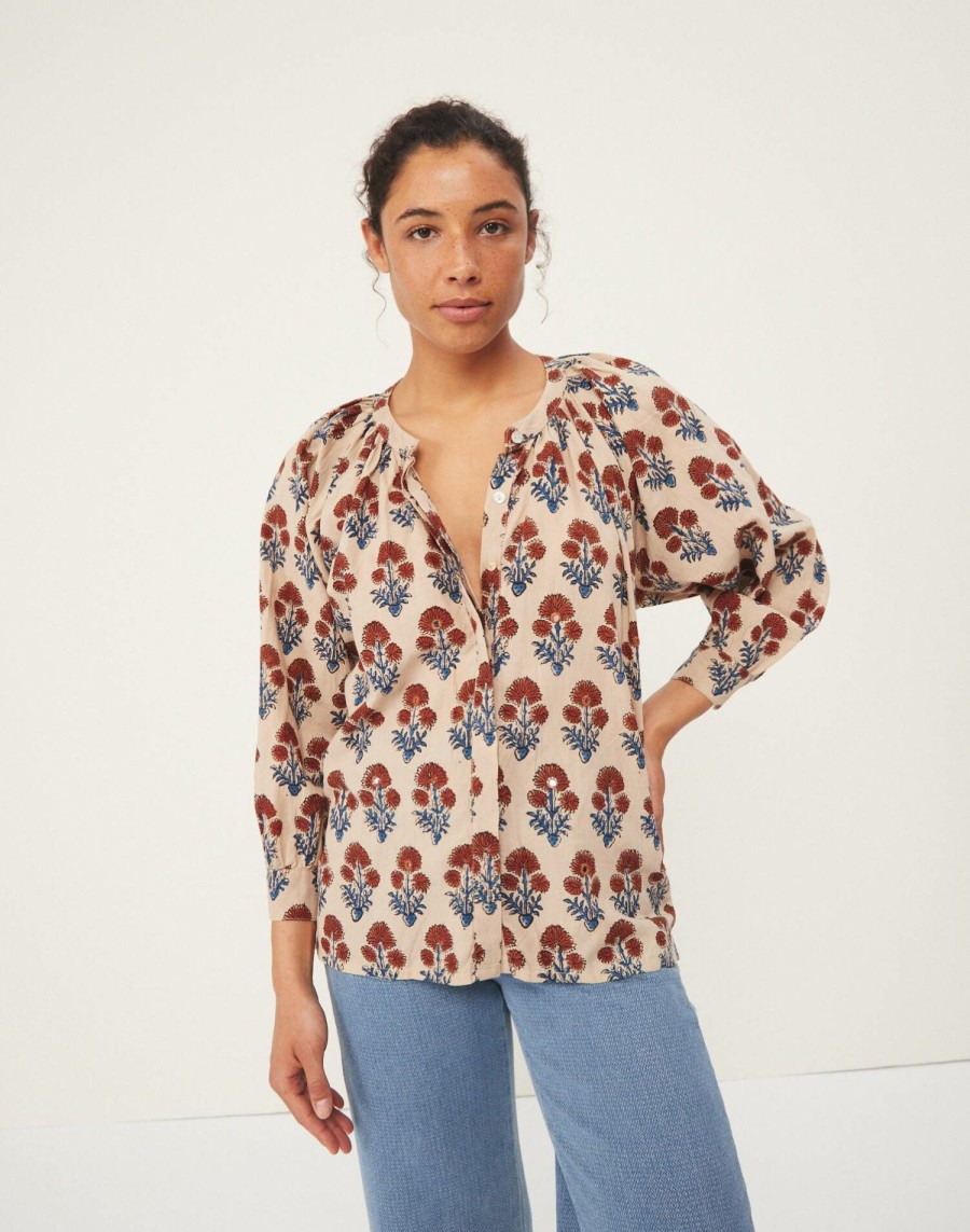 Camisas Y Blusas | Nature Amala Shirt Beige